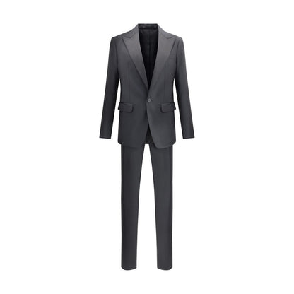 Black Fleece Wool Two-Piece Suit