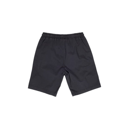 Black Cotton Bermuda Shorts