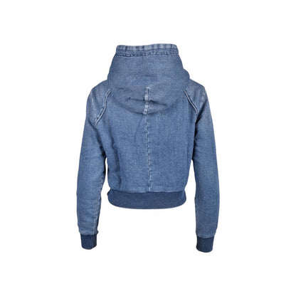 Blue Cotton Sweatshirt