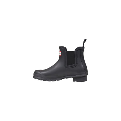 Black Recycled Polyester Ankle Boots