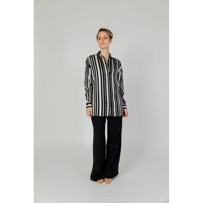 Black Polyester Blouse