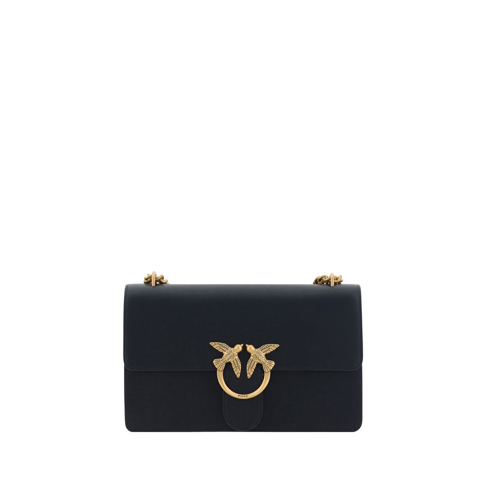 Black Calf Leather Bos Taurus Shoulder Bag
