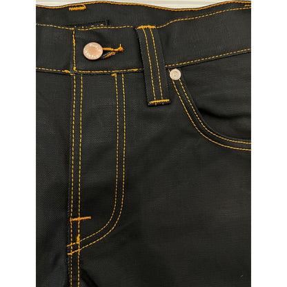 Black Cotton Jeans Denim