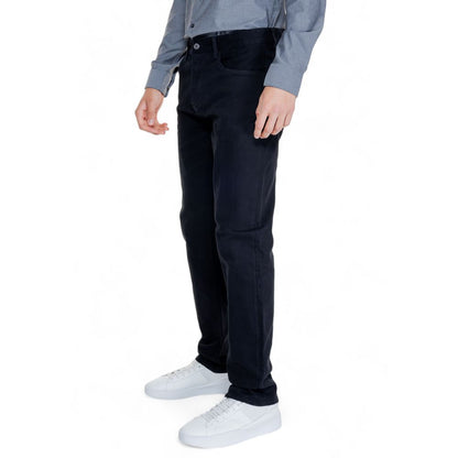 Black Cotton Skinny Pants