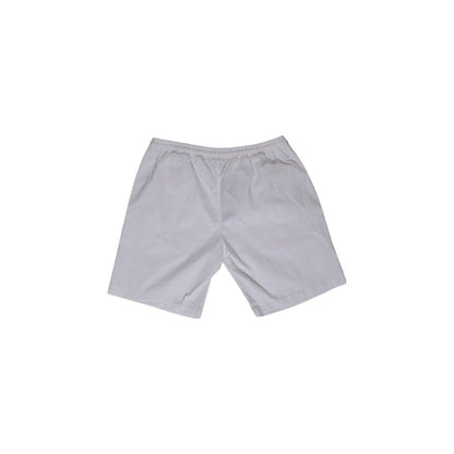 White Cotton Bermuda Shorts