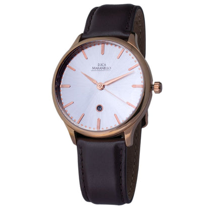 Brown Leather Dress Watch