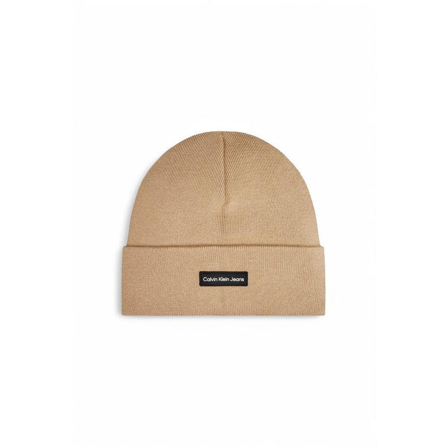 Beige Recycled Polyester Cap (Baseball Hat)