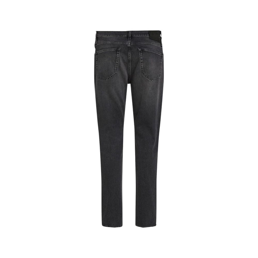 Black Cotton Skinny Jeans