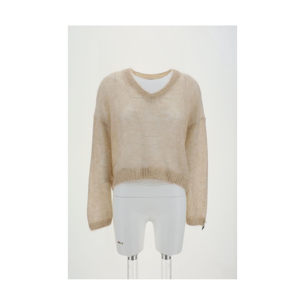 Beige Mohair Sweatshirt