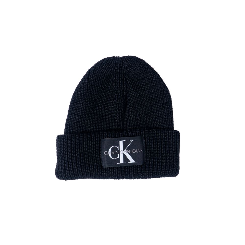 Black Marabou Beanie