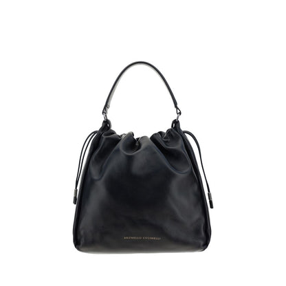 Black Calf Leather Bos Taurus Shoulder Bag