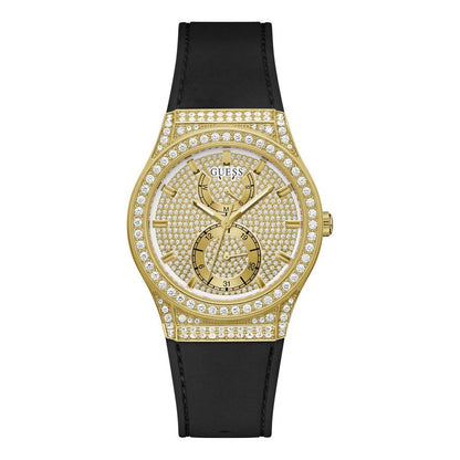 Black Synthetic Dress Watch