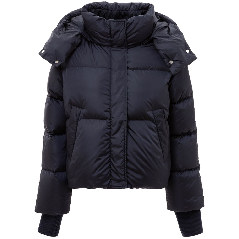 Blue Polyamide Jackets And Coat