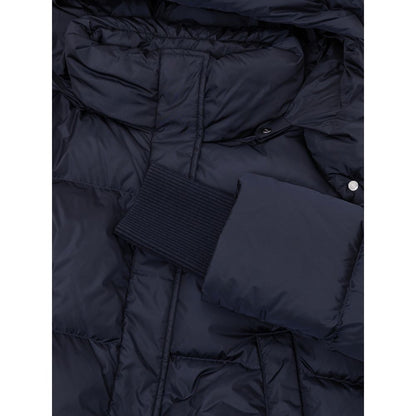Blue Polyamide Jackets And Coat
