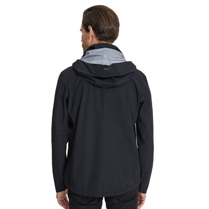 Black Nylon Men Jacket