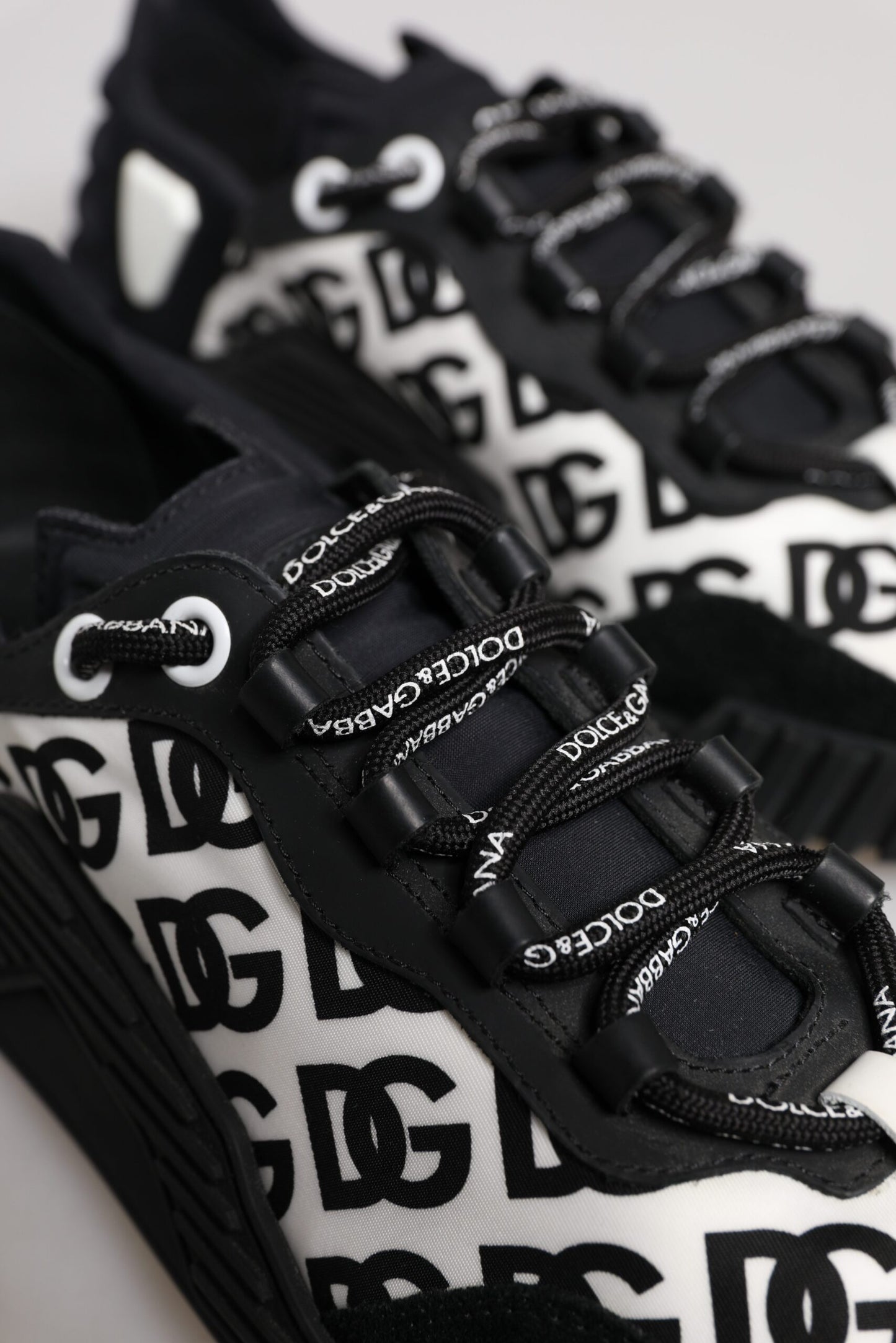 Black Logo Lace Up Low Top NS1 Sneakers Shoes