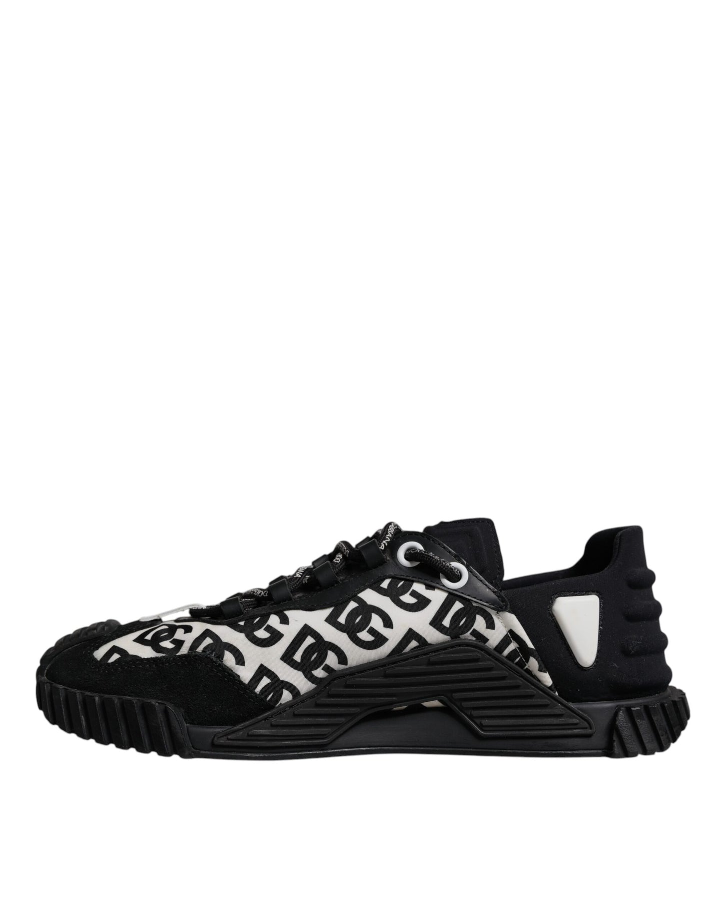 Black Logo Lace Up Low Top NS1 Sneakers Shoes