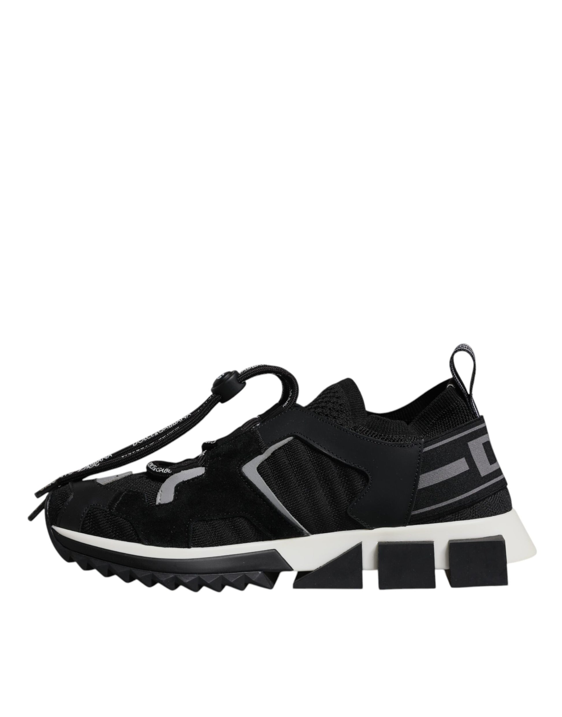 Black Mesh Sorrento Trekking Sneakers Shoes