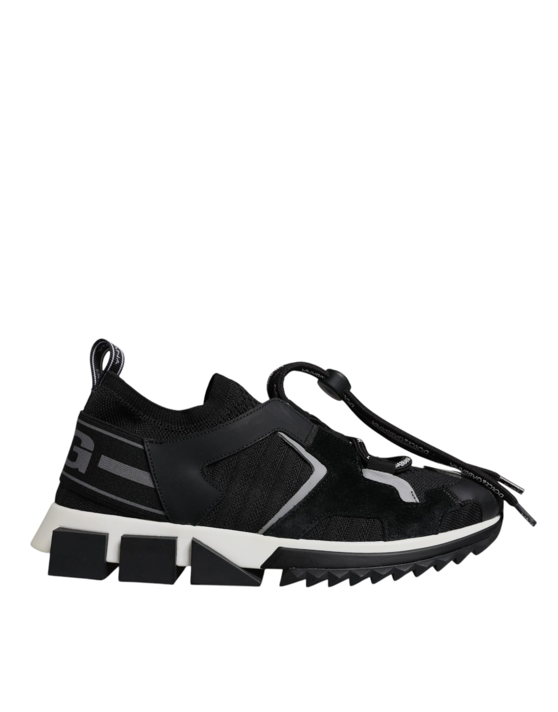 Black Mesh Sorrento Trekking Sneakers Shoes