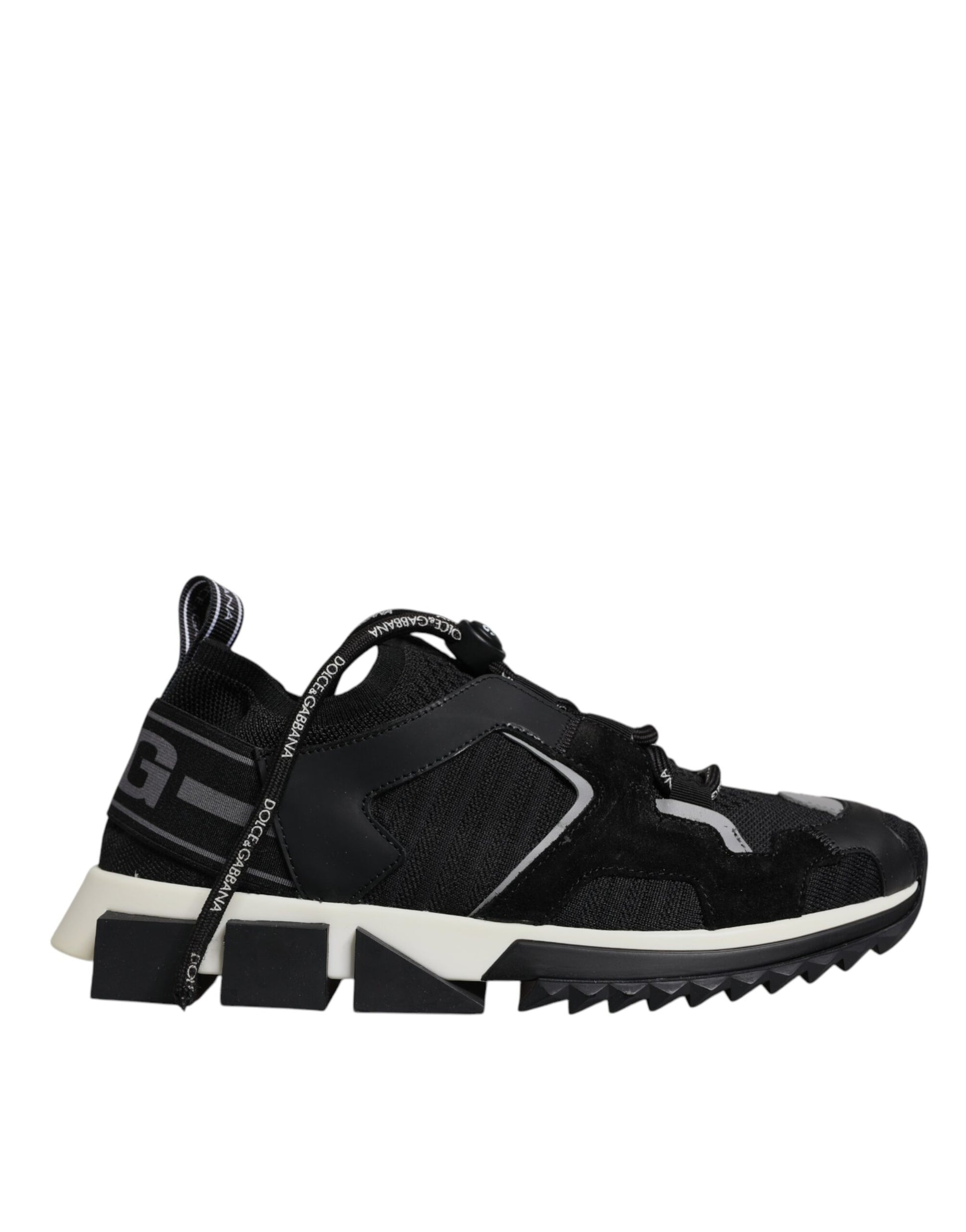 Black Mesh Sorrento Trekking Sneakers Shoes