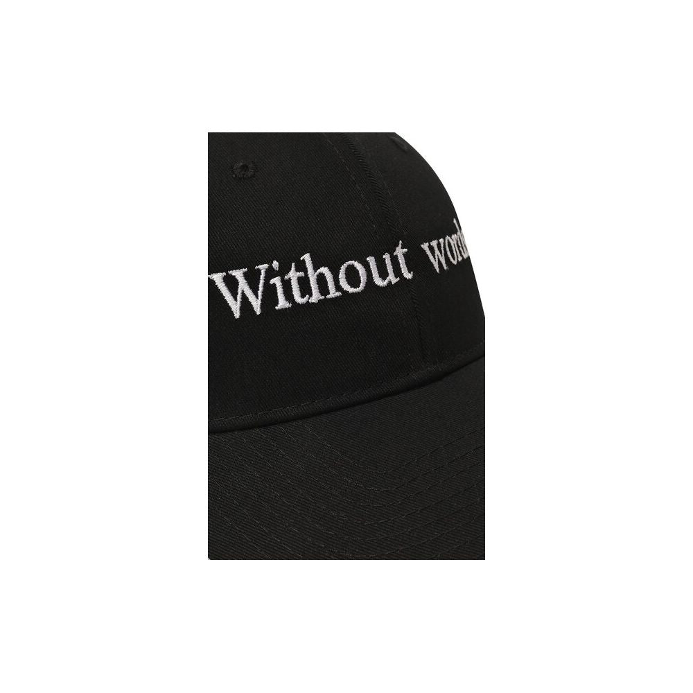 Black Cotton Hat