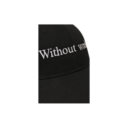 Black Cotton Hat