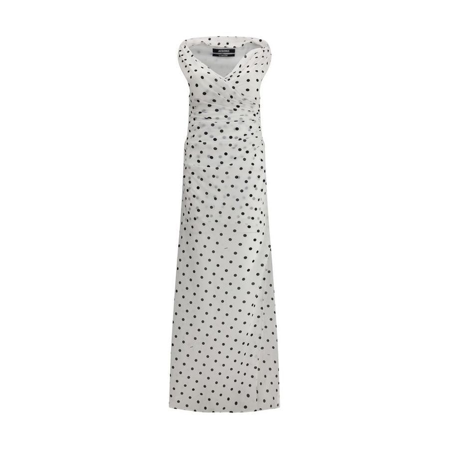 Rita pois long Dress