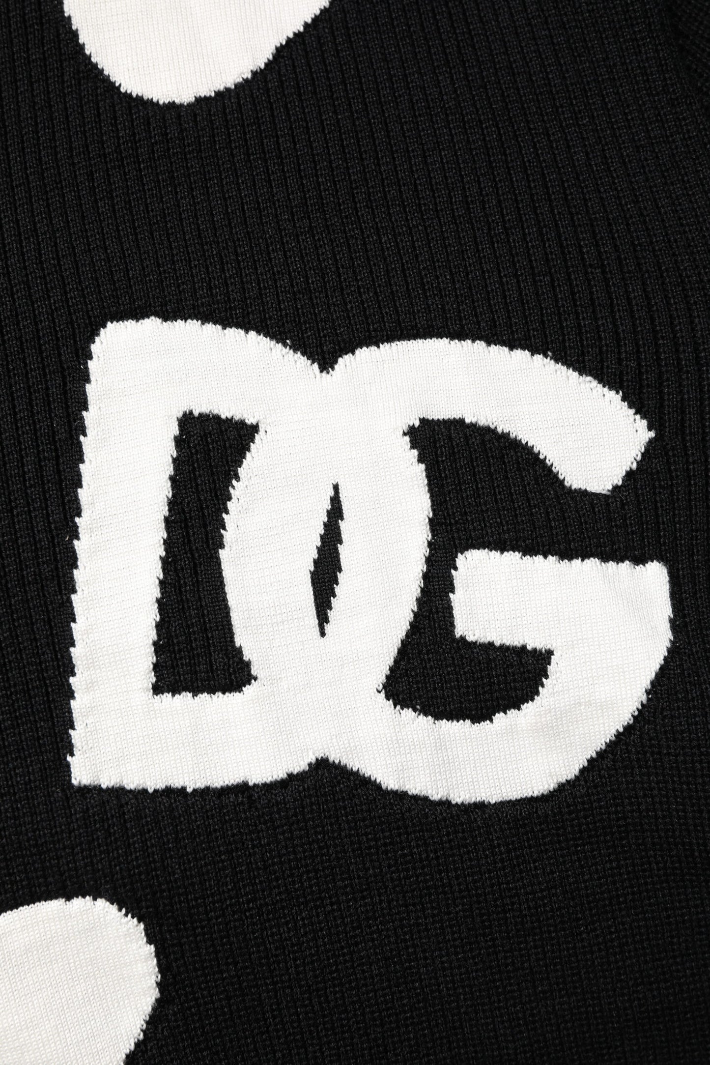 Black Hearts Silk Crew Neck Pullover Sweater