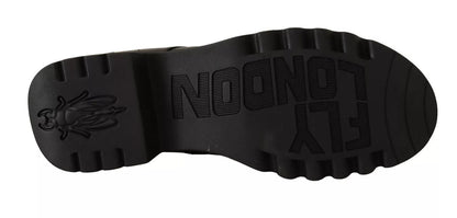 Black Leather Low Top Lace Up Women Oxford Shoes