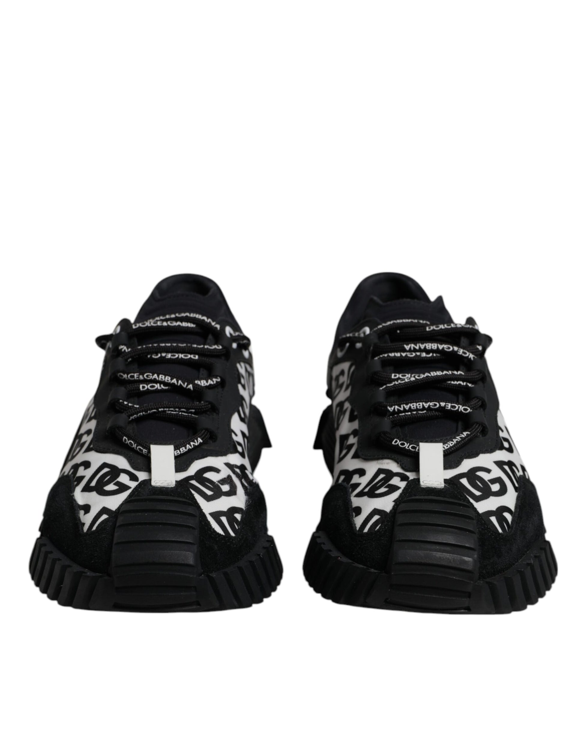 Black Logo Lace Up Low Top NS1 Sneakers Shoes