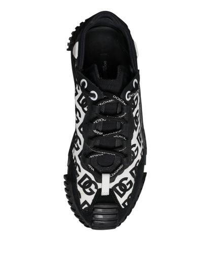 Black Logo Lace Up Low Top NS1 Sneakers Shoes