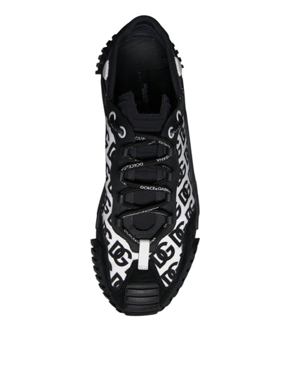 Black Logo Lace Up Low Top NS1 Sneakers Shoes