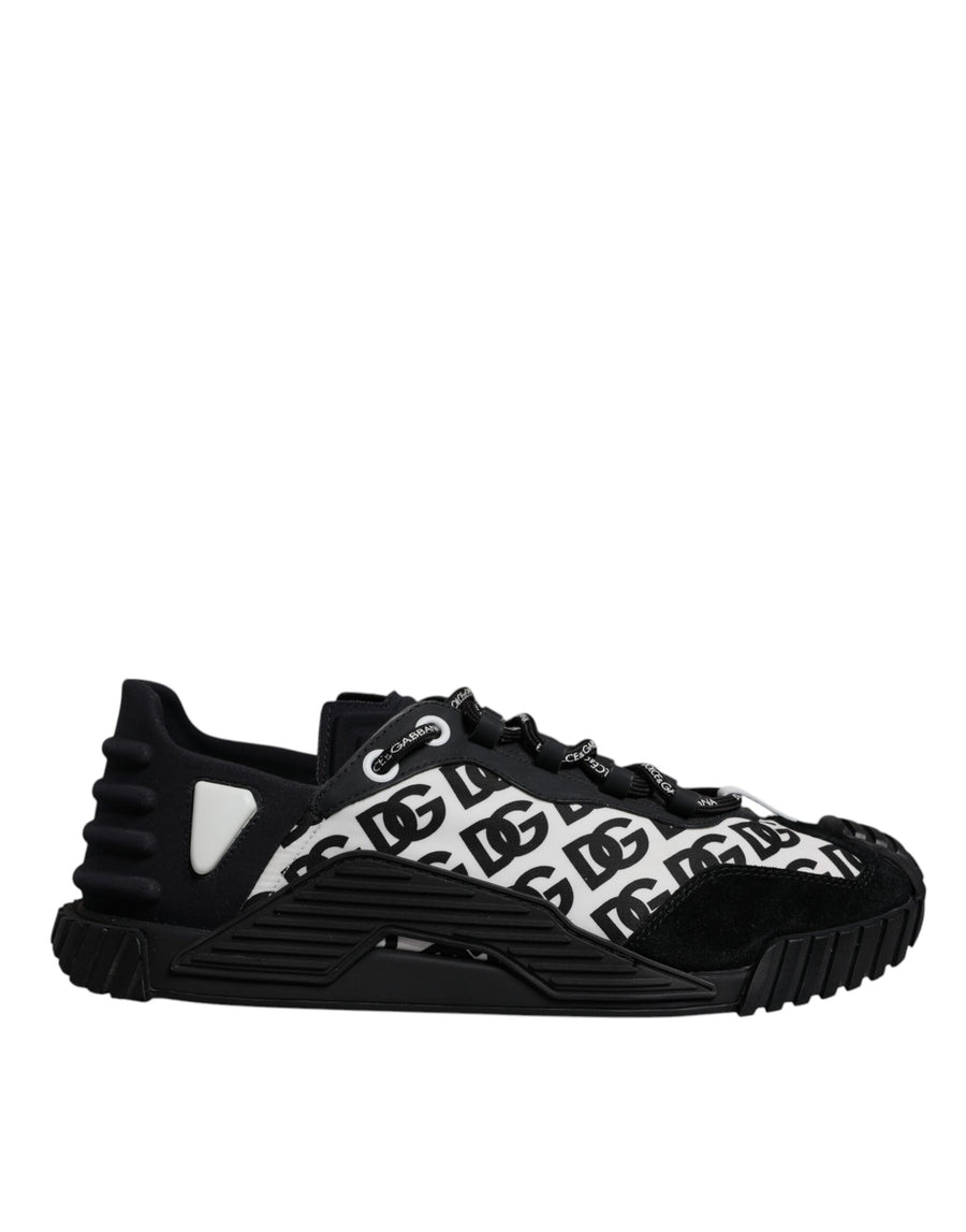 Black Logo Lace Up Low Top NS1 Sneakers Shoes