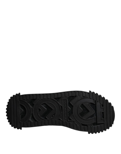 Black Logo Lace Up Low Top NS1 Sneakers Shoes