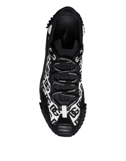 Black Logo Lace Up Low Top NS1 Sneakers Shoes