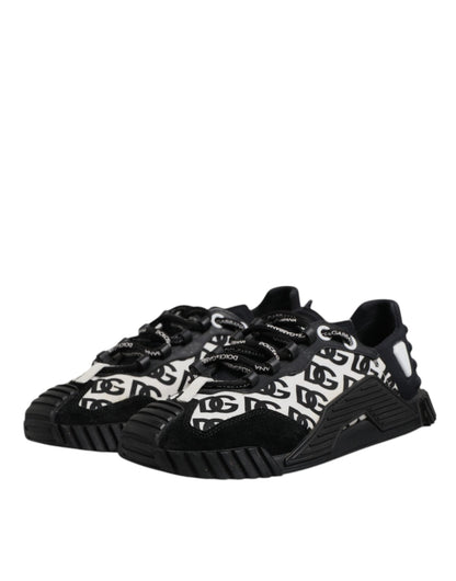 Black Logo Lace Up Low Top NS1 Sneakers Shoes