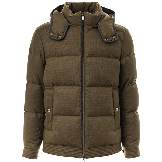 Green Wool Bomber