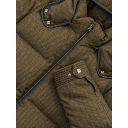Green Wool Bomber
