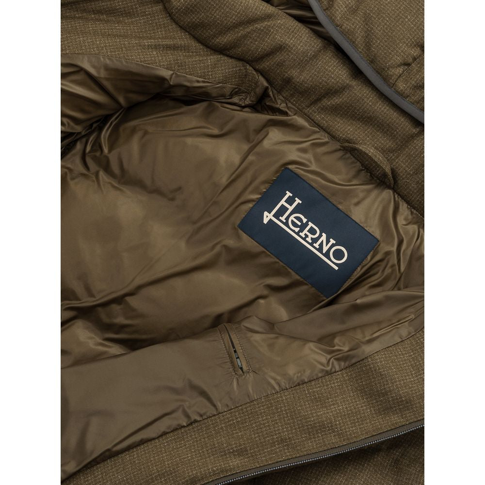 Green Wool Bomber