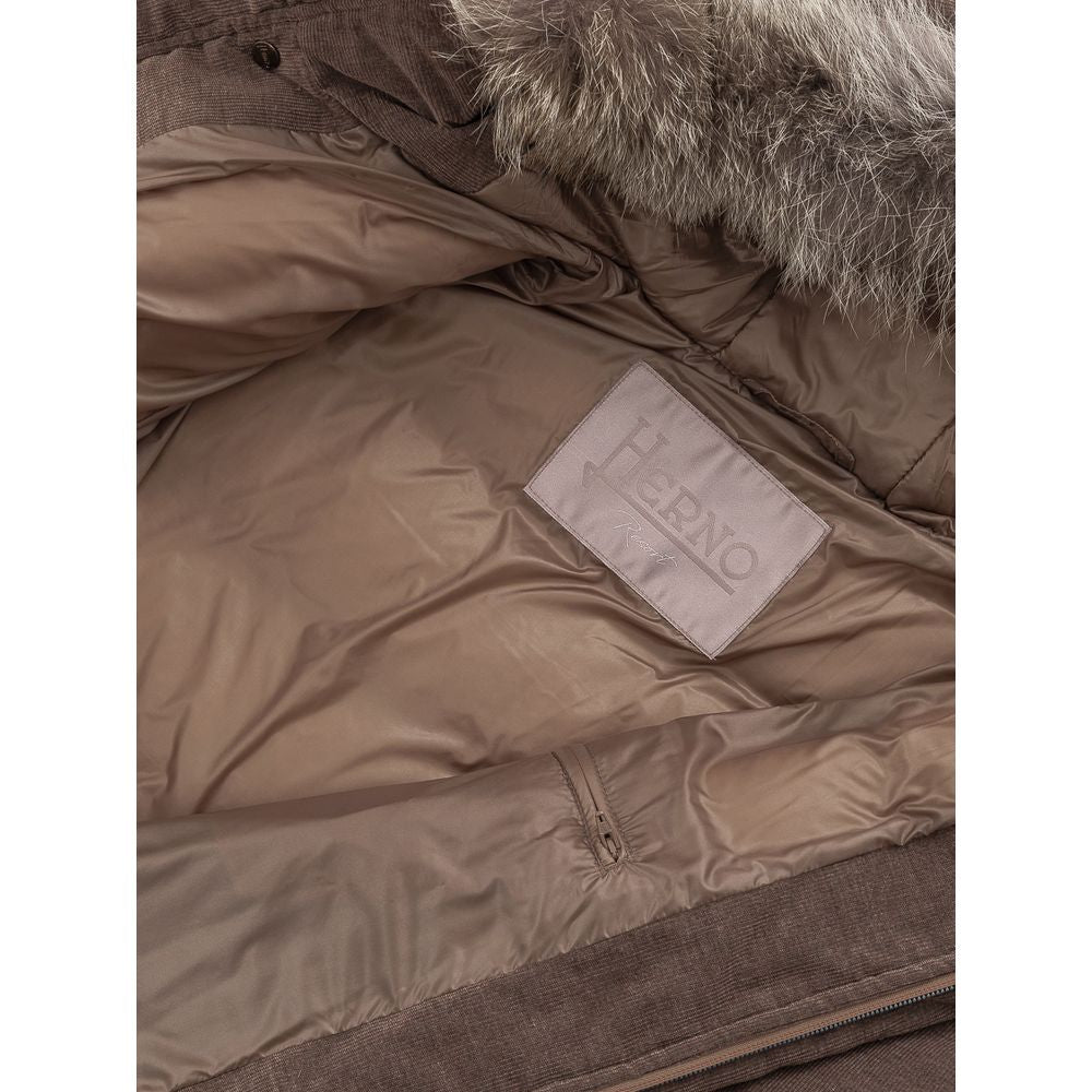 Brown Cotton Bomber