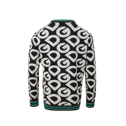 Black Cotton Sweatshirt