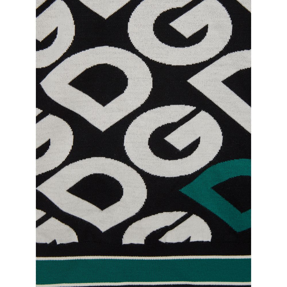 Black Cotton Sweatshirt