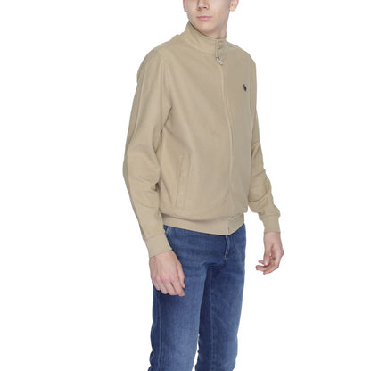 Beige Cotton Jackets & Coat