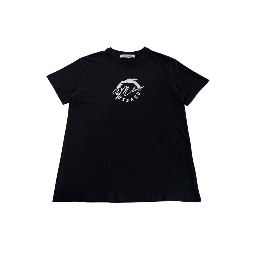 Black Cotton T-Shirt