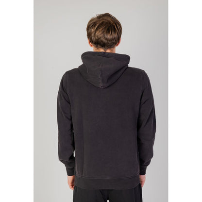 Black Cotton Hoodie