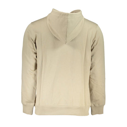 Beige Cotton Men Sweater