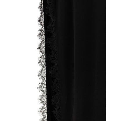 Black Viscose Long Dress