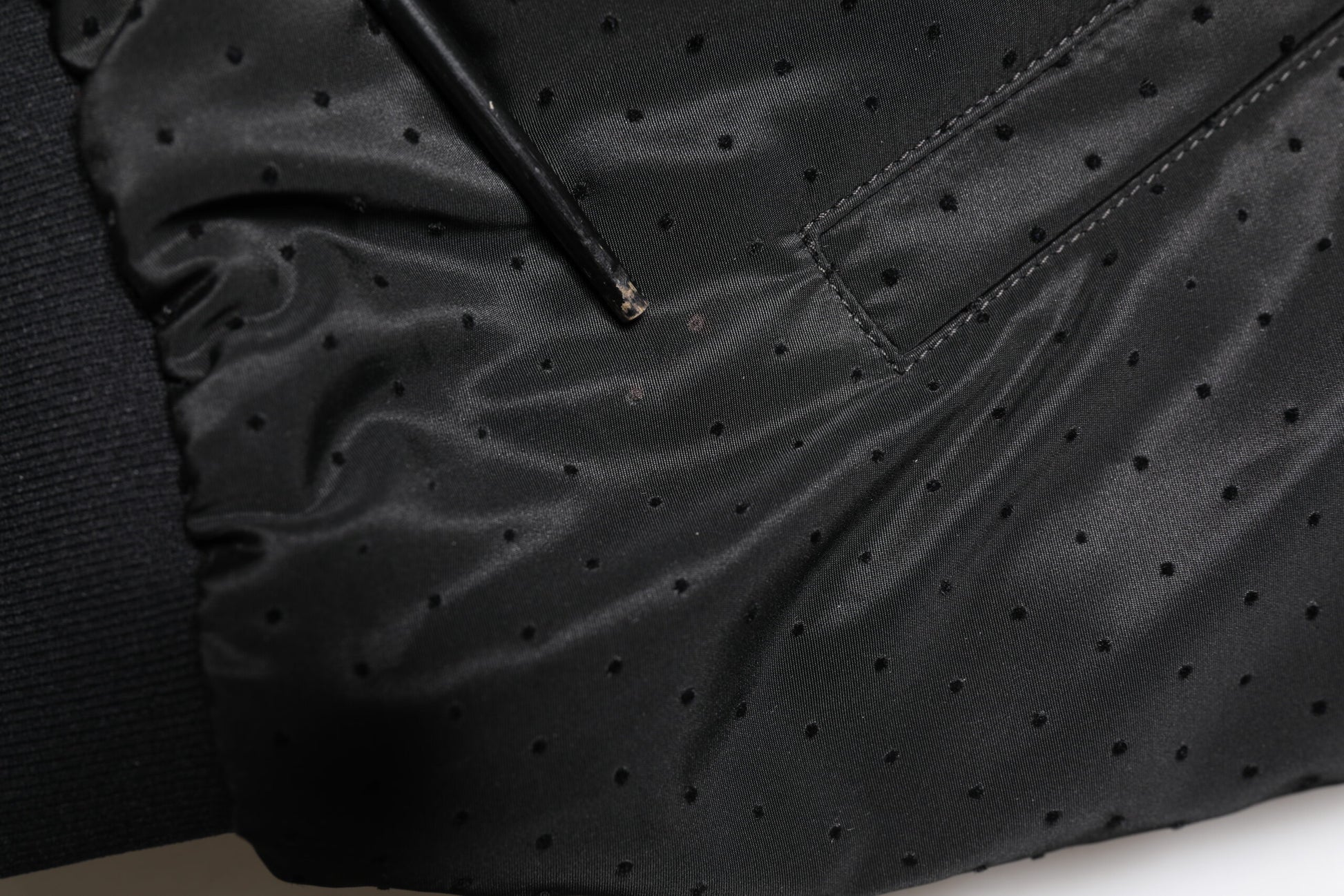 Black Long Sleeves Full Zip Bomber Jacket