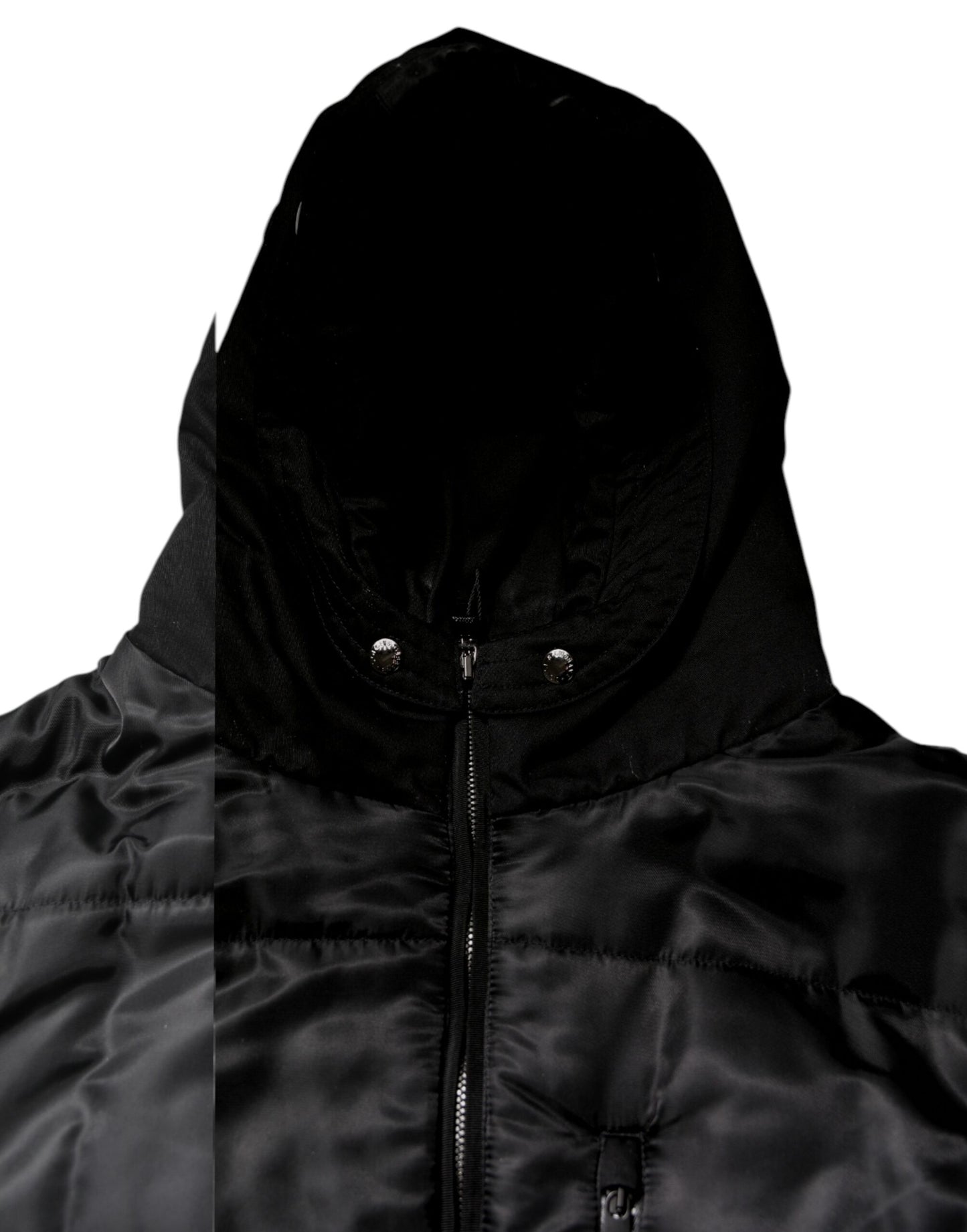 Black Hooded Parka Winter Men Coat Jacket