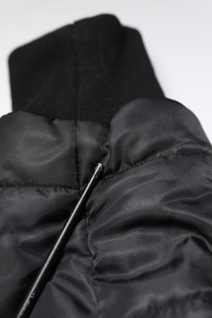 Black Hooded Parka Winter Men Coat Jacket